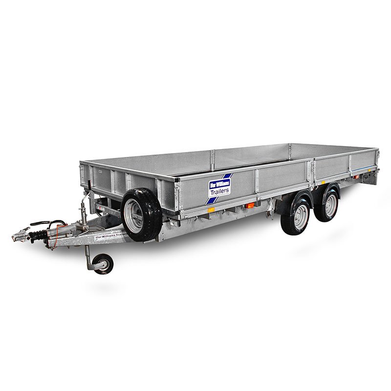 Illustrative Ifor Williams flatbed trailer